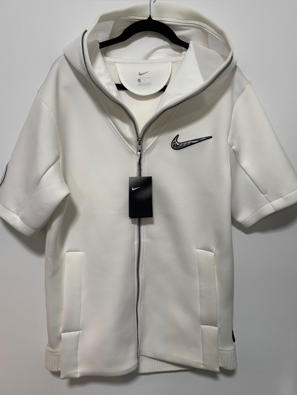 Nike NWT White College Football Playoff Sample Media Hoodie Mens Medium